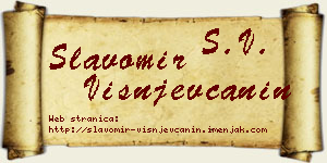 Slavomir Višnjevčanin vizit kartica